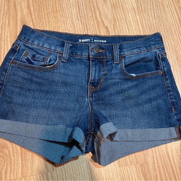 Old Navy Pants - Old Navy‎ boyfriend dark denim shorts 0